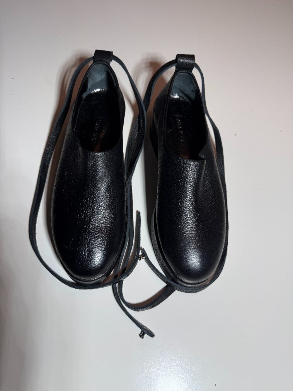 Ioana Kourbela Women Shoes of Greek Designer Leather Upper and Lining Sz 40 US 9